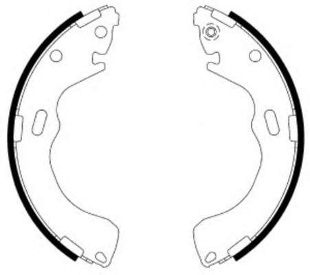 FERODO FSB587 Brake Shoe Set